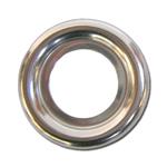 Rozet chroom voor afwerking tapzuil