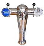 Occasion - 2 kraans tapzuil met verlichte taplenzen