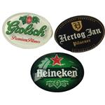 Ovale taplens van uw favoriete biermerk