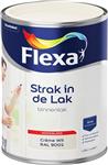Flexa Strak in de Lak - Binnenlak Hoogglans  - 1,25 ltr - Ral 9001