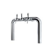 Showroommodel: Tapzuil Rainbow 3 kraans chrome met 69mm lenzen