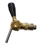 Alpha tapkraan compensator messing flare en 5/8 vlak