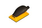 Mirka schuurblok 70 x 125 mm geel klittenband met 13 gaten stofafzuiging