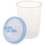 3M 16112 PPS Binnenbeker Midi 400ml & deksel inclusief 200 micron filter voor watergedragen per 50 s