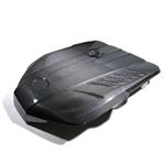 Dit betreft een Toyota Supra A90 carbon motor cover plaat