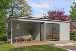 Tuinhuis Olivia met Overkapping