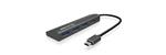 ACT AC6405 interface hub USB 3.2 Gen 1 (3.1 Gen 1) Type-C 5000 Mbit/s Zwart