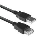 ACT AC3043 USB-kabel 3 m USB 2.0 USB A Zwart