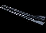 BMW 1 Serie F40 hoogglans zwarte side skirt extensions