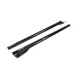 Tesla Model S Plaid carbon side skirt extensions