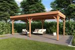 Overkapping Smooth Serie 1 Douglas 700 x 300 cm - fijnbezaagd