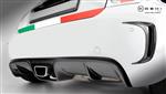 Fiat Abarth 500/595 Carbon Fiber Midden Uitlaat Diffusor