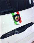 Fiat Abarth 500 Carbon Fiber Achter Klep Boven Kenteken
