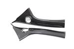 Fiat Abarth 500/595 Carbon Fiber Binnen Zuil Trim cover