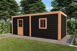 Overkapping Slim Serie 5 Douglas 700 x 400 cm