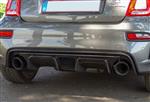 Fiat Abarth 595 2016-> Carbon Fiber Achter Diffusor Lip cover