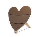 Oasis Bioline Deco Heart – Dicht – 60 x 60 x 5,5 cm – Biologisch Afbreekbaar Hart met Staander Biolo