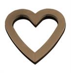 Oasis Naylorbase Bio Heart – Compostbase – Open Hart – 43 x 43 x 5 cm – Biologisch Afbreekbaar Hart 