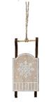Hanger Houten Slee – Rood met Wit – Houten Figuurtjes voor Bloemschikken en Kerstboom

 Houten figuu