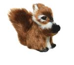 Eekhoorn Bruin/Warmbruin op Clip – 7,5 cm x 3,5 cm x 8 cm – Voor Decoratie, Bloemschikken of Kerstbo