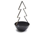 Metalen frame schaal Brush met kerstboom formaat schaat 15cm diameter voor bloemschikken en decorati