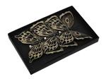Zwarte Vlinders met clip – 12 cm – 3 stuks – Voor Bloemschikken, Bruiloft, Kerstboom, Corsage en Dec