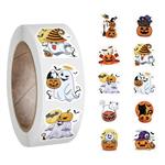 500 Stickers Labels Rol Halloween Spookie Spookjes 10 verschillende soorten rol etiketten