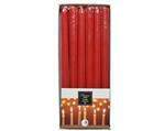 Kaarsen Wax Dinner KerstRood – Ø 2.15 cm x H 25 cm – Doos van 12 stuks ook leuk in fles