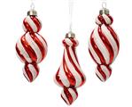 Kerstballen van Glas Ornament glas Rood wit / stuk Wordt uit assorti geleverd. Supermooi! Bijzondere