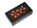 Kerstballen van Glas Mandarin - 20/25/30mm 6 bundels van 6=36 Supermooi! Bijzondere Decoratie voor K