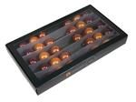 Kerstballen 4 cm. op LANGE draad Caramel Brown doos 30st – Voor Kerstdecoratie & Boeketten | Decoflo