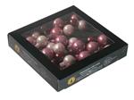 Kerstballen van Glas Wild Blossom - 20/25/30mm 6 bundels van 6=36 Supermooi! Bijzondere Decoratie vo
