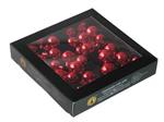 Kerstballen van Glas Rood Glans Red Shiny - 20/25/30mm 6 bundels van 6=36 Bijzondere Decoratie voor 