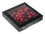 Kerstballen van Glas Rood Glans Mat Red combi - 20/25/30mm 6 bundels van 6=36 Bijzondere Decoratie v