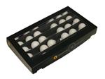 Kerstballen op Lange Draad White Opal – 4 cm – Doos van 30 – Bijzondere Decoratie voor Kerst doos ke