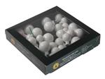 Kerstballen van Glas  White Opal - 20/25/30mm 6 bundels van 6=36 Bijzondere Decoratie voor Kerst