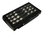 Kerstballen op Lange Draad - Zilver Combi mat en glans - 4 cm (Doos van 30)  Bijzondere Decoratie vo