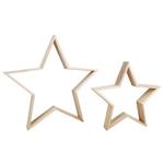 Houten Stervorm de grootste eenmalig – Voor Decoratie en Creatieve Projecten