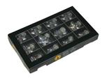 Stervormige Kerstballen van Glas in Clear Pearl - 40 mm (Box van 12) – Bijzondere Decoratie voor Ker
