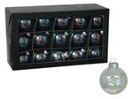 Kerstballen van Glas in Clear Pearl - 57 mm (Box van 30) – Bijzondere Decoratie voor Kerst Bijzonder
