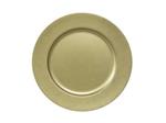Onderbord Goud Glitter 33 cm. rond / stuk mooi decoratief onderbord