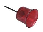 Glas waxinelichthouders Rood, Red 6, 3*7cm. DOOS24 Waxinehouder