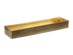 Tafeldeco Tafeldecoratie Rectangle Large Goudwash 42x10,5x5 cm bloemschikken en decoratie