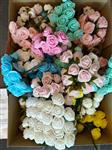 Mysterybox Minifoamroosjes bloemschik en decoratiematerialen Exclusieve Verrassingsdoos: Zijde & Mul