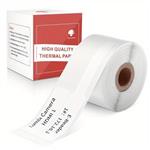 Thermische labels voor kabels WIT Stickers Labels Thermal voor diverse printers/ rol 100 labels M110