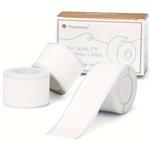 Thermische labels, WIT Doorlopende Stickers Labels voor oa Thermal Phomemo D50 / rol om zelf foto, t