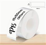 Thermische labels, 15*30mm WIT voor Thermal Labelprinters P15 /rol Blanco Stickers om zelf foto, tek