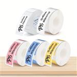 Thermische labels, 12*40mm GEEL voor Thermal Labelprinters P15 /rol Blanco Stickers om zelf foto, te