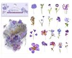 Bloemetjes en blaadjes Purple enz voor bv Epoxy voor Epoxy Resin, Zeep, Kaarsen excl decoraties
