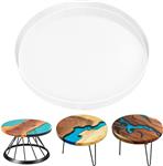 Grote Siliconenmal voor bv salontafel epoxy 60 cm diameter en 6 cm diep Origineel om eens zelf te do
